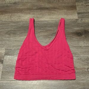 Pink crop top